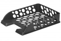 Document Tray - Oval - Black