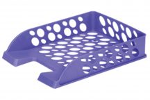 Document Tray - Oval - Purple