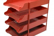 Document Tray - Cosy (Set of 4 Tray) Red