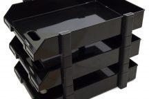 Document Tray - Executive (Set of 3 Tray) Black