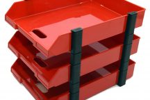 Document Tray - Executive (Set of 3 Tray) Red