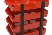 Document Tray - Executive (Set of 4 Tray) Red